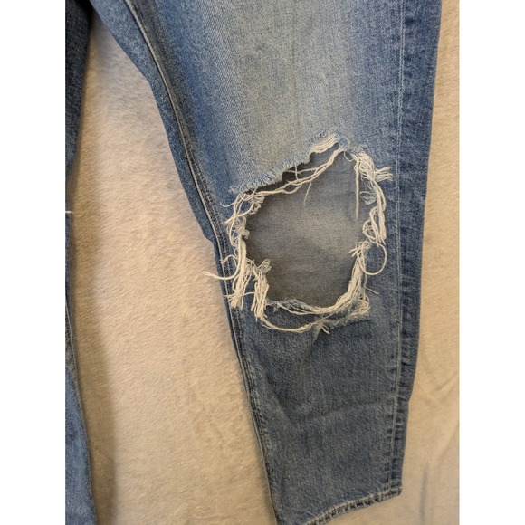 American Eagle Strigid Mom Jeans Women's Size 10 Short Distressed High Rise - Picture 6 of 12